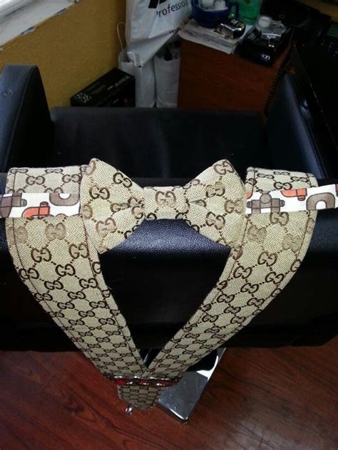 gucci snake bow tie|Gucci suspenders men's.